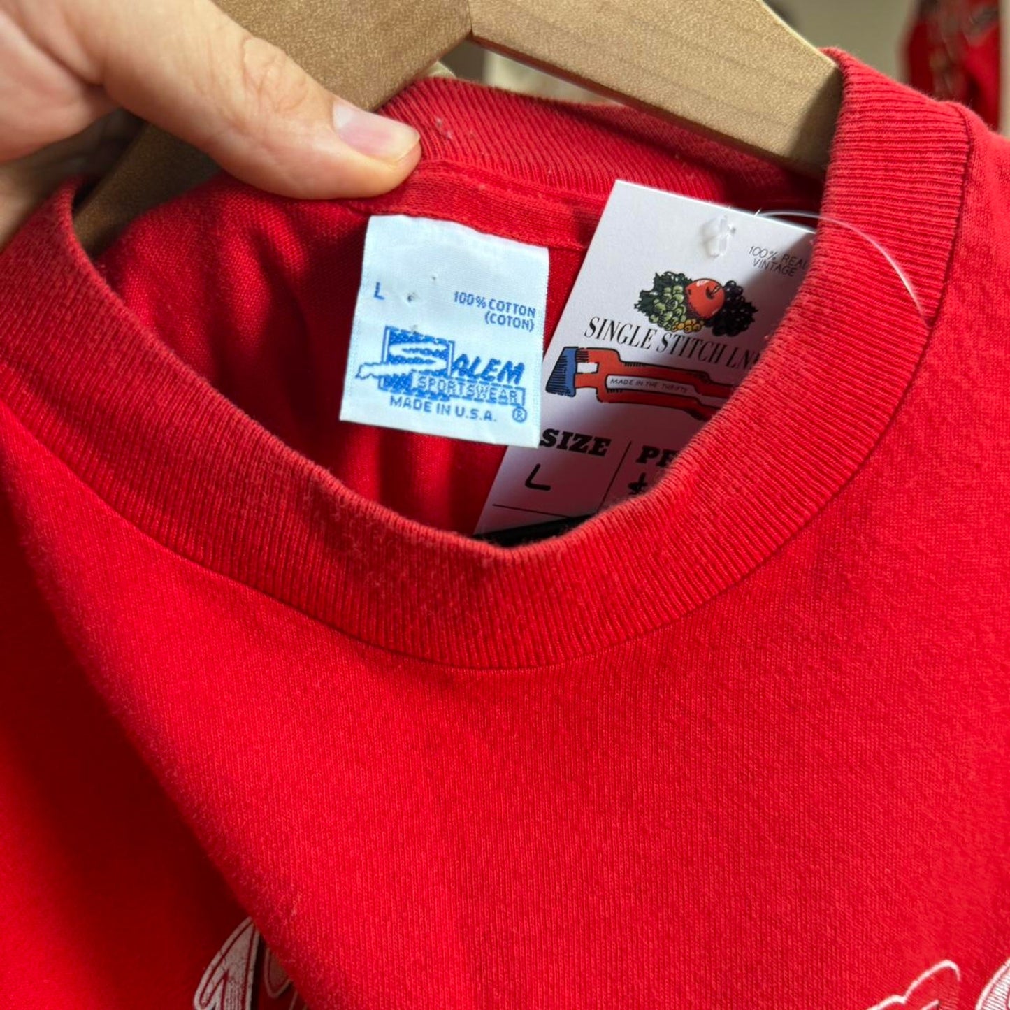 Vintage 90s Nebraska Huskers National Champs T-Shirt - Large