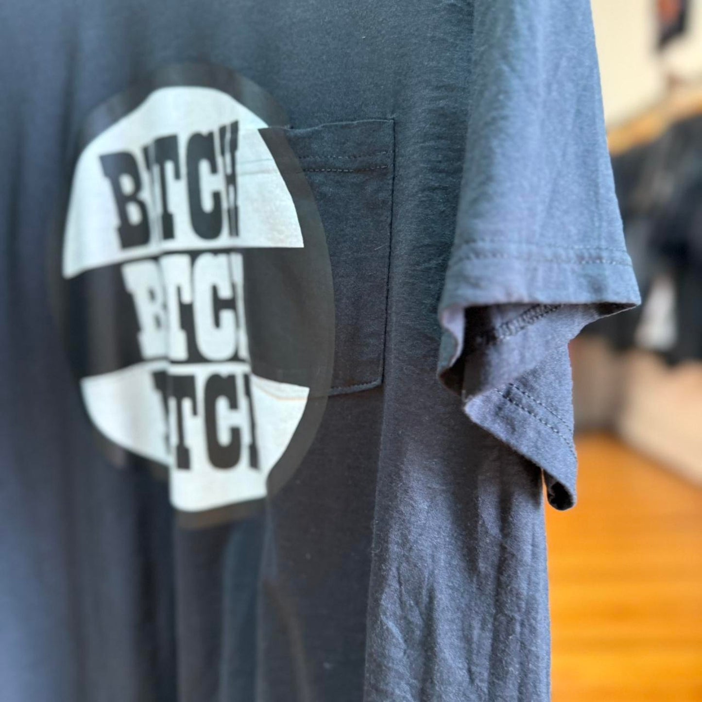 Vintage Bitch Circle Crude Humor T-Shirt