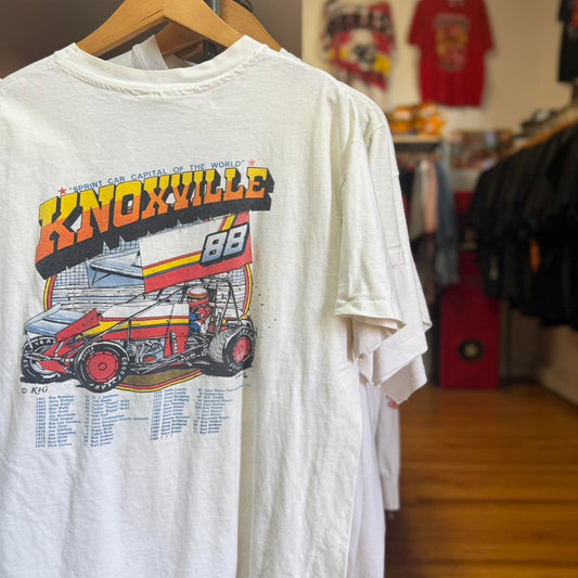 Vintage 90s NASCAR Racing Race Car Dirt Track T-Shirt
