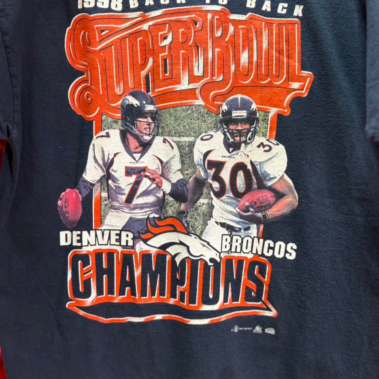 Vintage 90s Denver Broncos Super Bowl Champions T-Shirt
