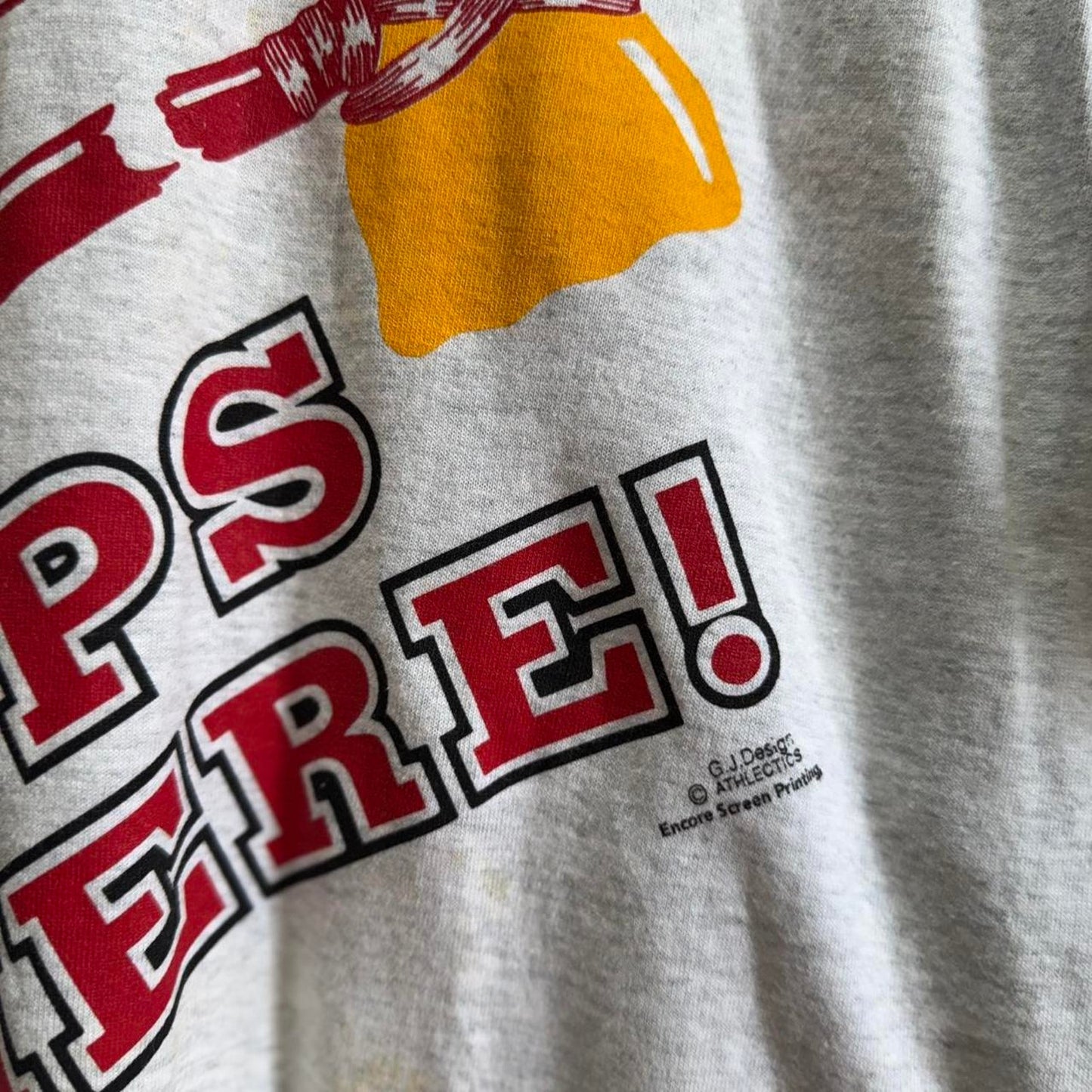 Vintage 90s Nebraska Huskers The Chop Stops Here T-Shirt