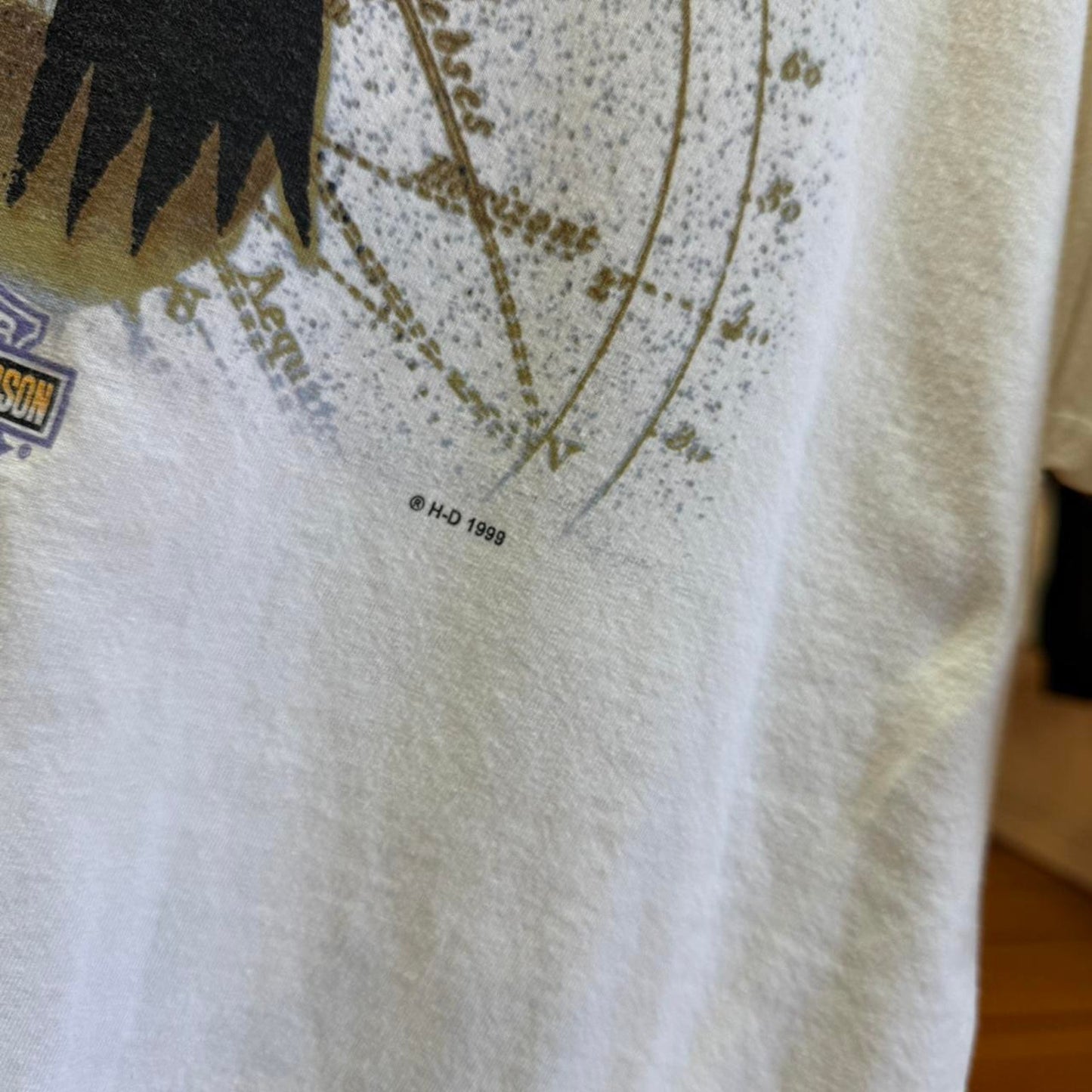 Vintage 90s Harley Davidson Motorcycles Biker Eagle Mexico T-Shirt