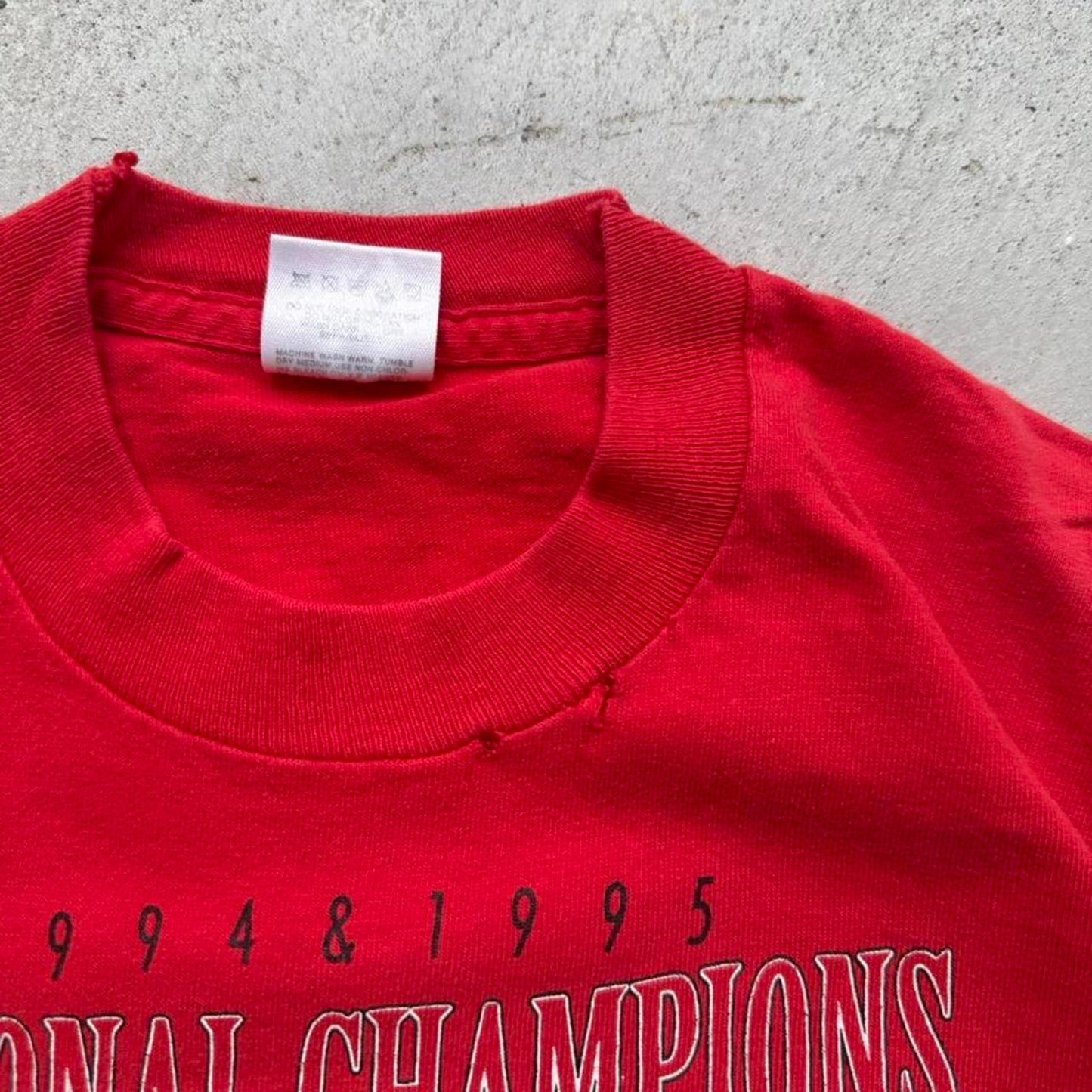 Vintage 90s Nebraska Back to Back Husker T-Shirt - Kids 10-12