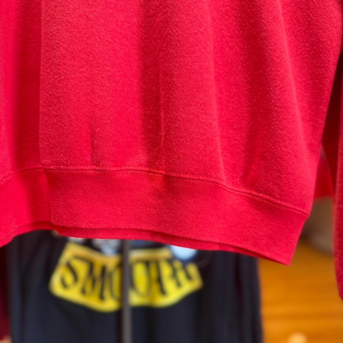 Vintage 90s Nebraska Huskers Mom Plaid Crewneck