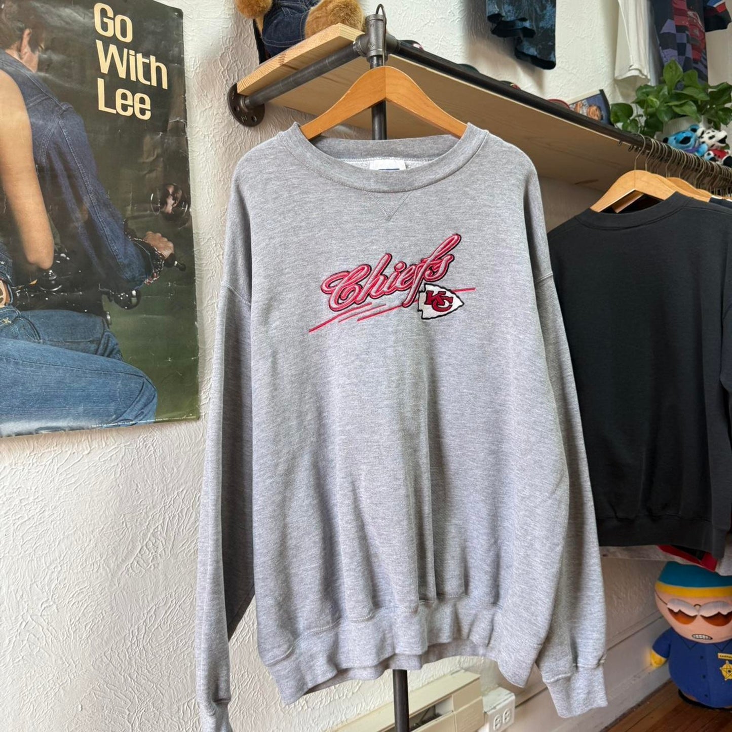 Vintage 90s Kansas City Chiefs NFL Crewneck - XX-Large