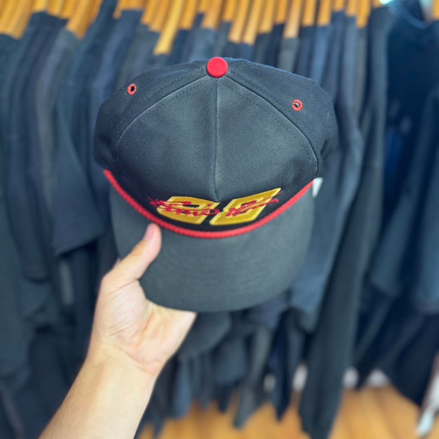 Vintage 90s Ernie Irvan NASCAR Racing Race Car Snapback