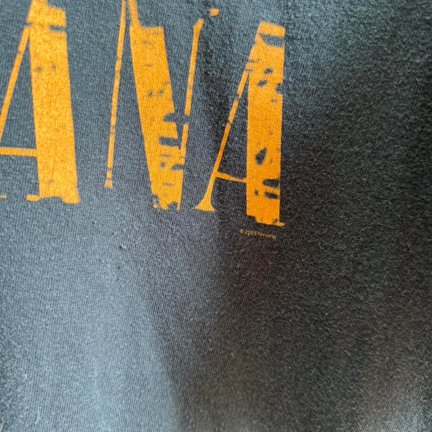 Vintage Y2K Nirvana Kurt Cobain Band Music Concert T-Shirt