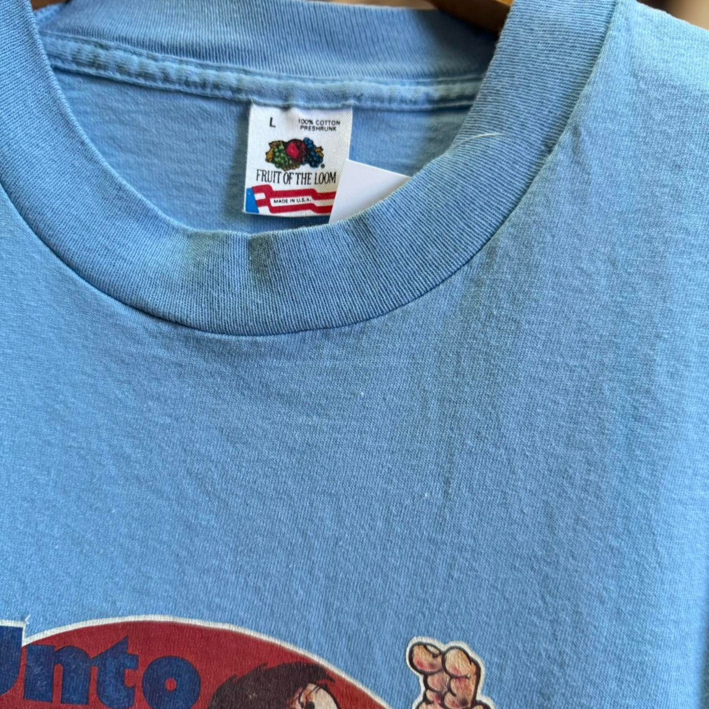 Vintage Do Unto Others Then Split Monkey Cartoon Humor T-Shirt