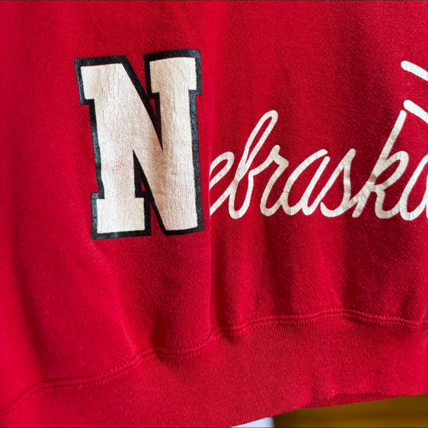 Vintage 90s Nebraska Huskers Football Crewneck