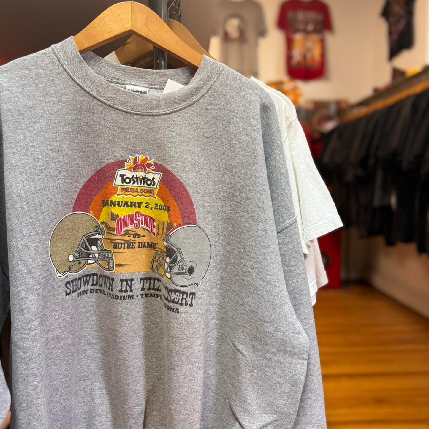 Vintage 90s Ohio State Vs Notre Dame Bowl Game Crewneck