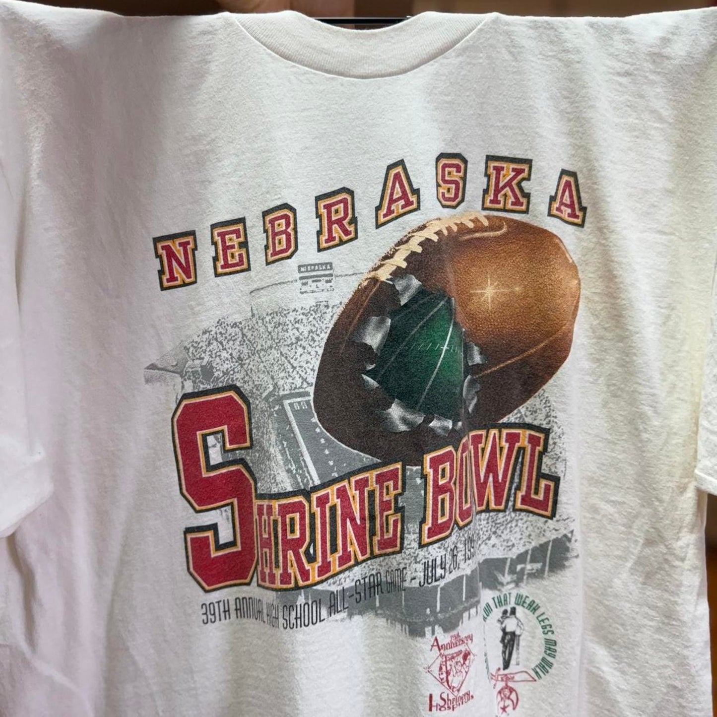 Vintage Nebraska Huskers Shrine Bowl T-Shirt