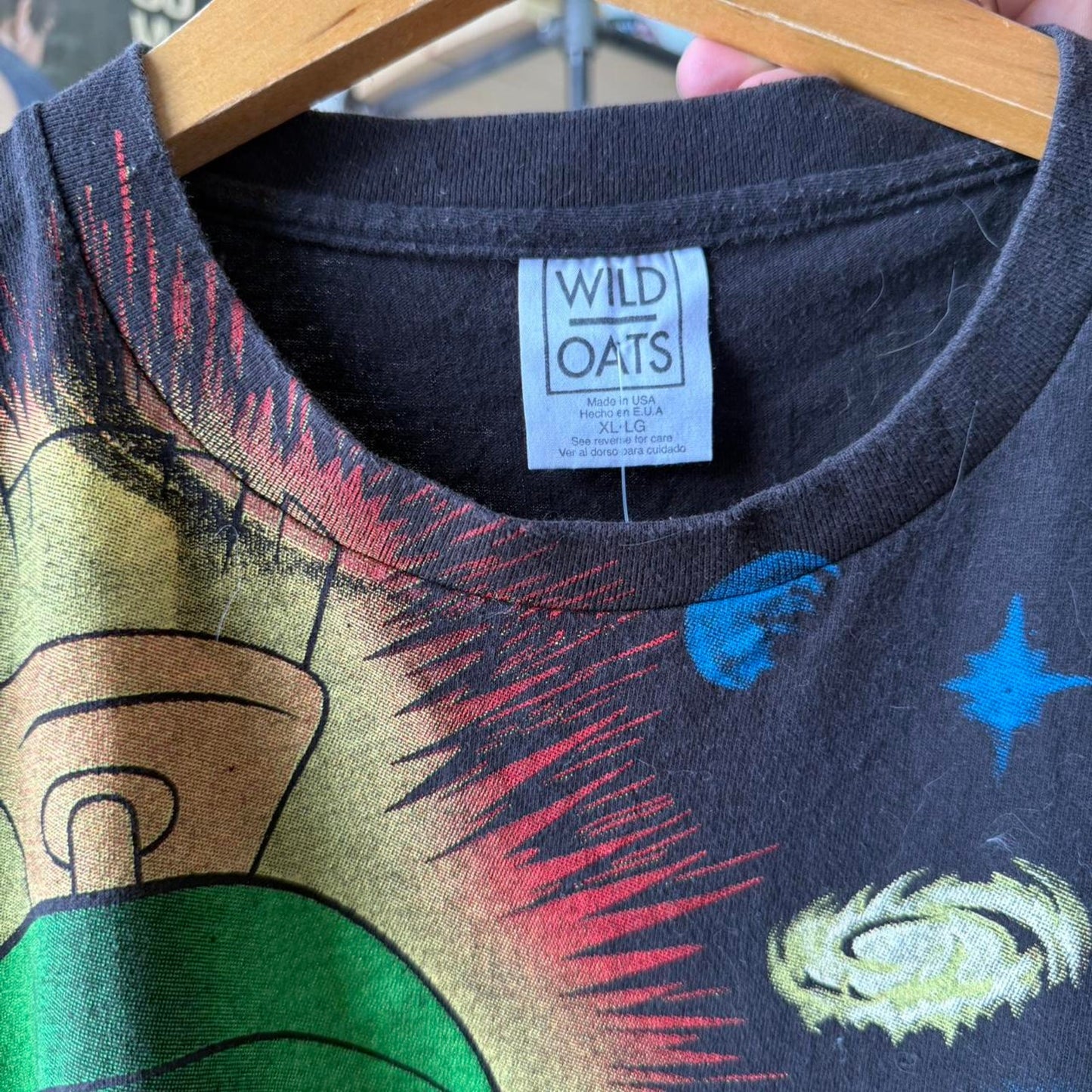 Vintage 90s Marvin the Martian Looney Tunes AOP T-Shirt - X-Large