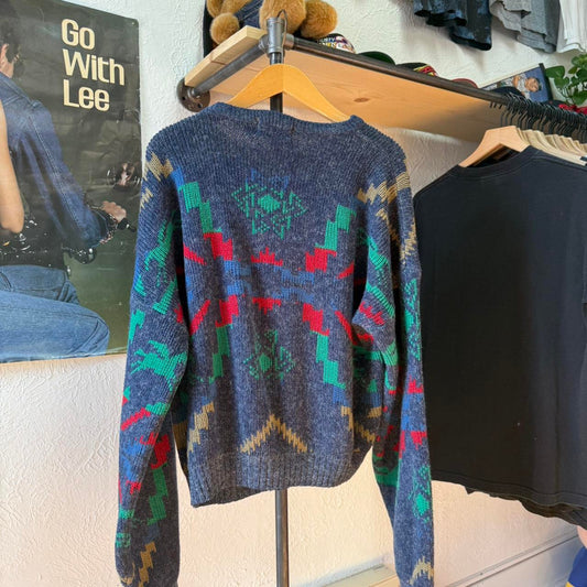 Vintage 90s Pegasus Knit Patterned Sweater - X-Large