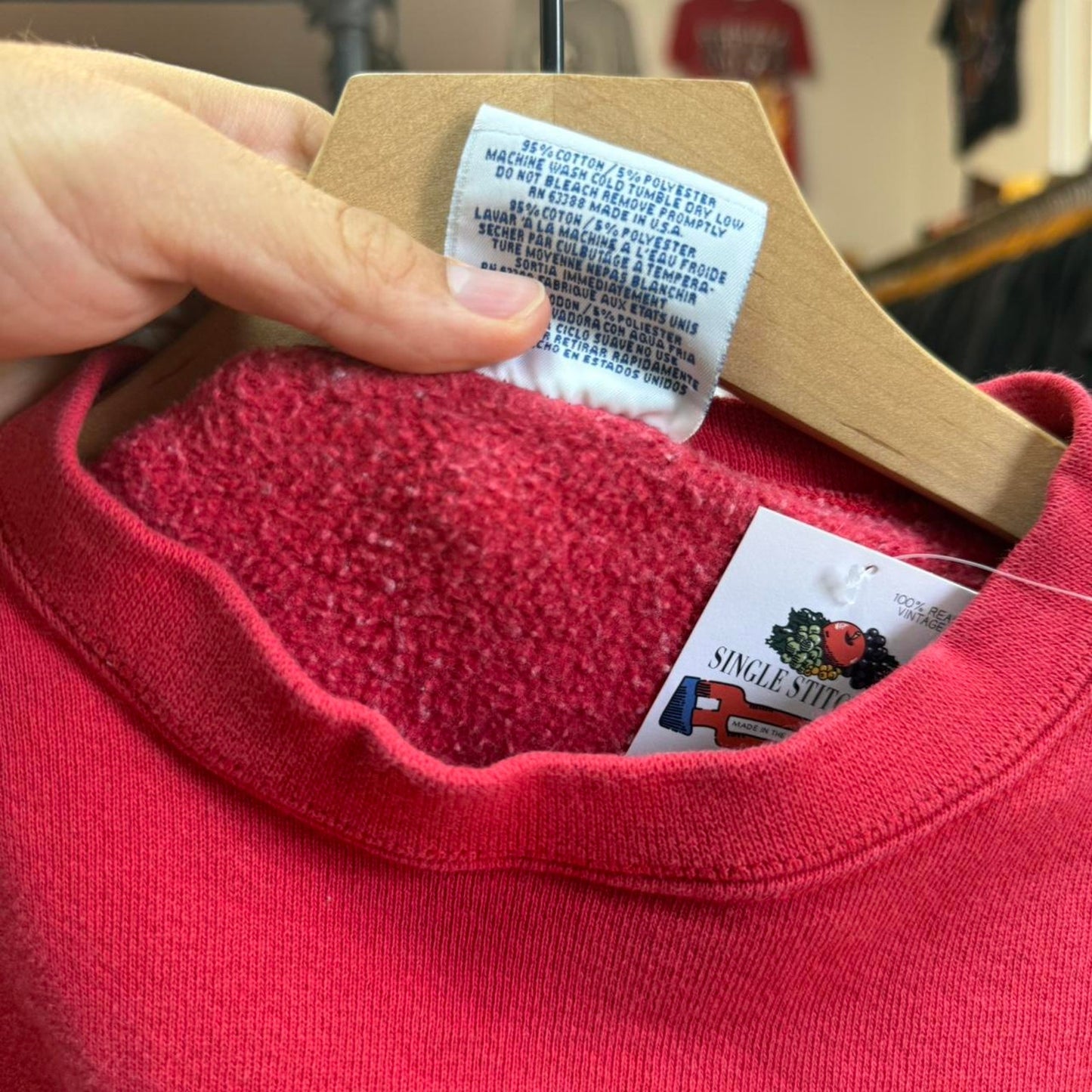 Vintage 90s Nebraska Huskers Embroidered Crewneck