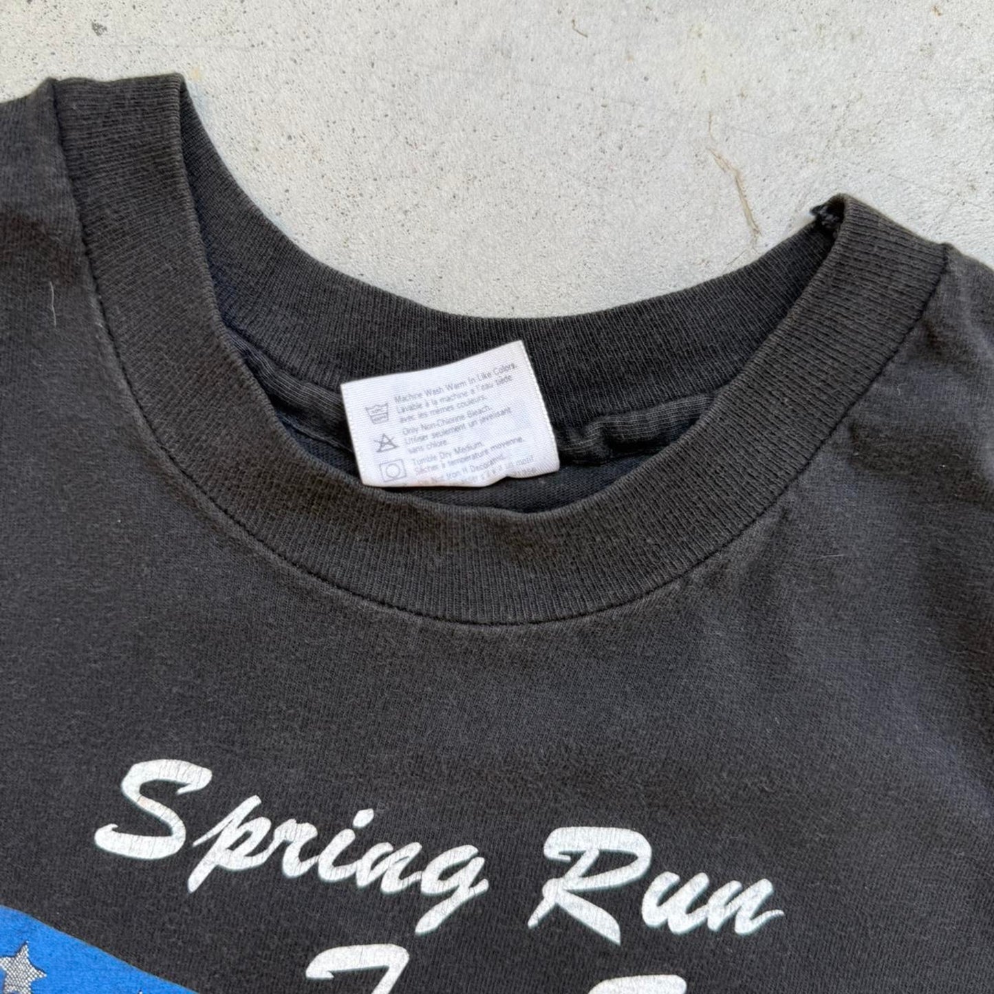 Vintage 1991 Spring Run for Fun Motorcycle Biker T-Shirt - X-Large