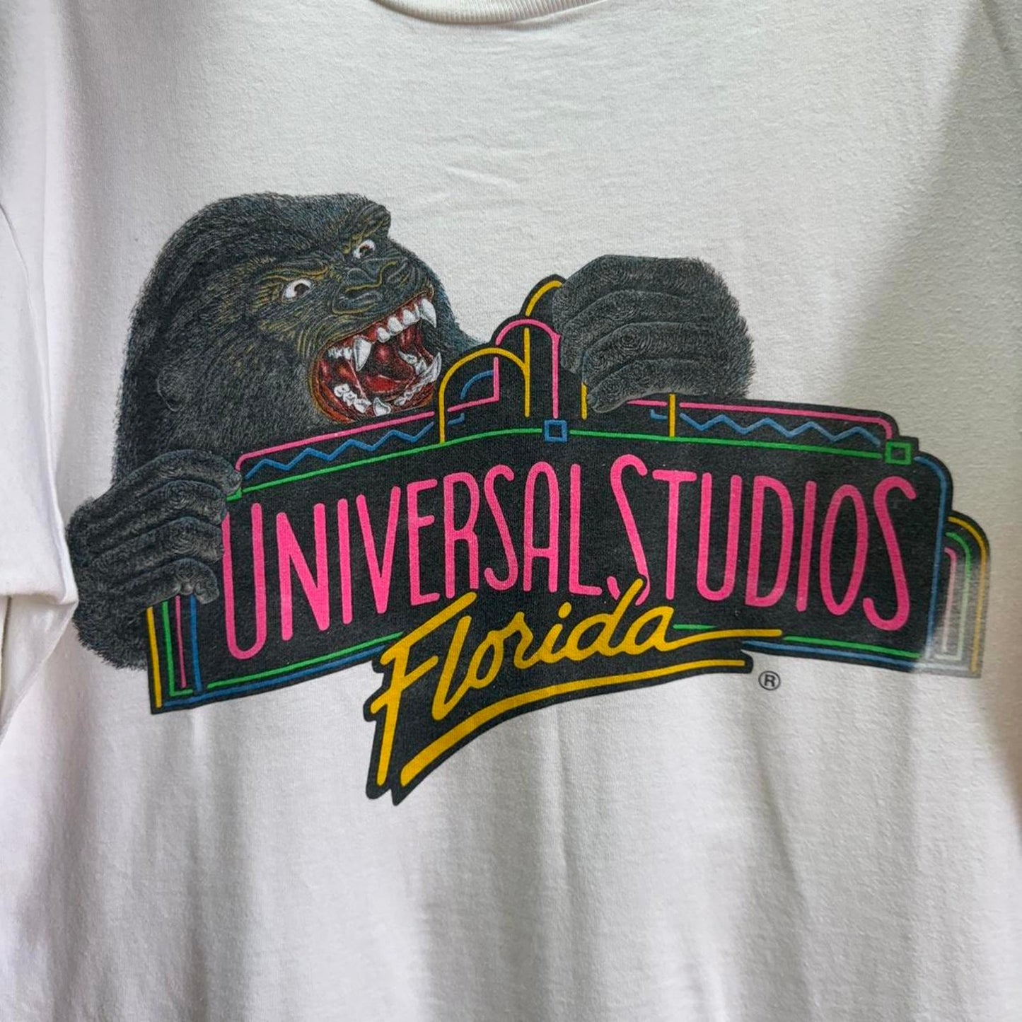 Vintage 90s Universal Studios King Kong Florida T-Shirt - Large