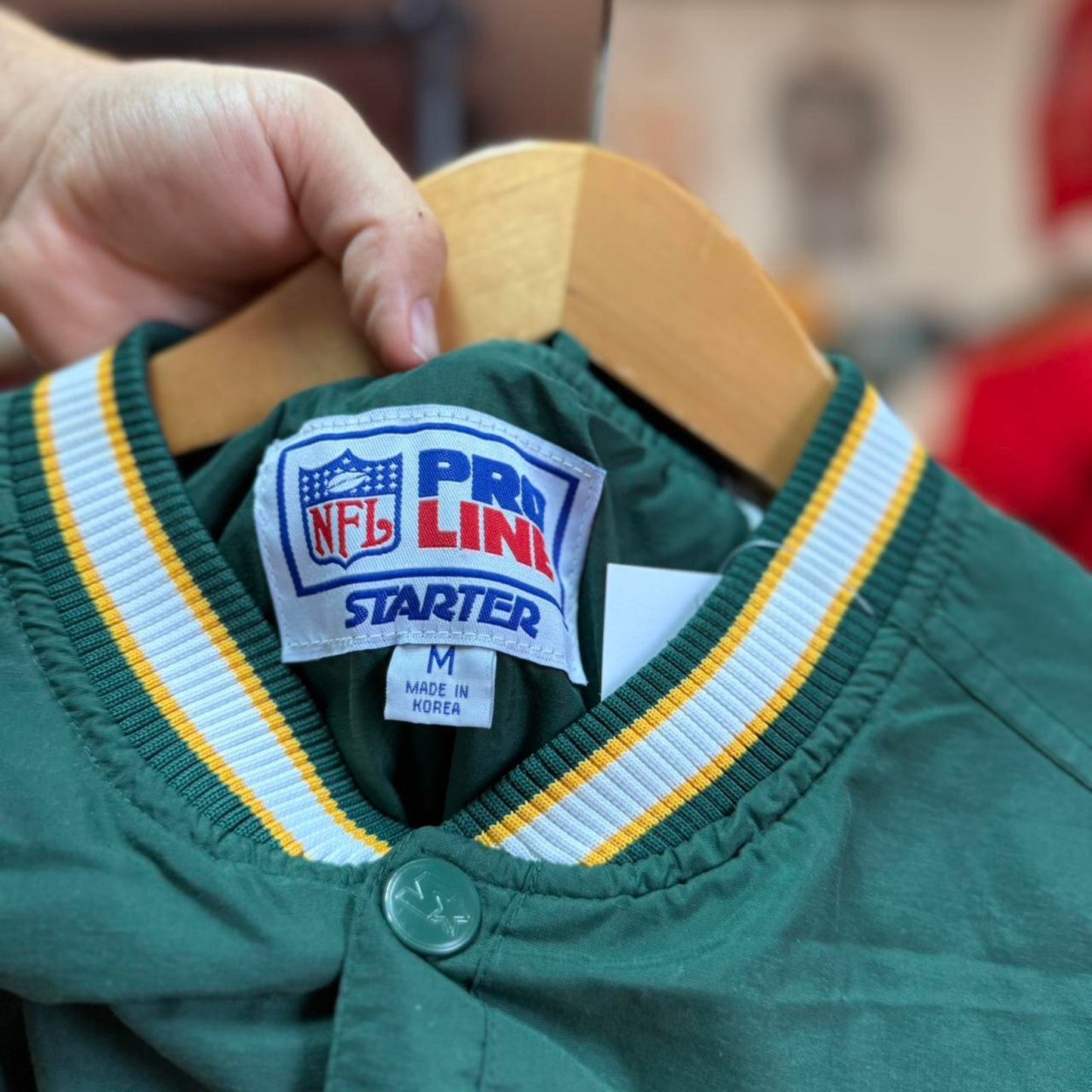 Vintage 90s Green Bay Packers Windbreaker Jacket