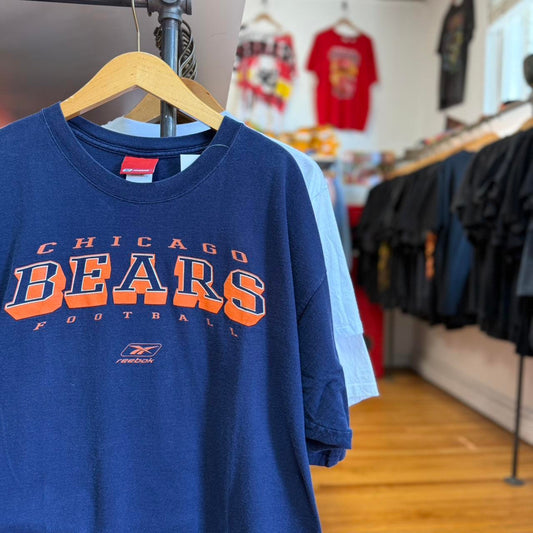 Vintage 90s Chicago Bears Reebok NFL Football T-Shirt