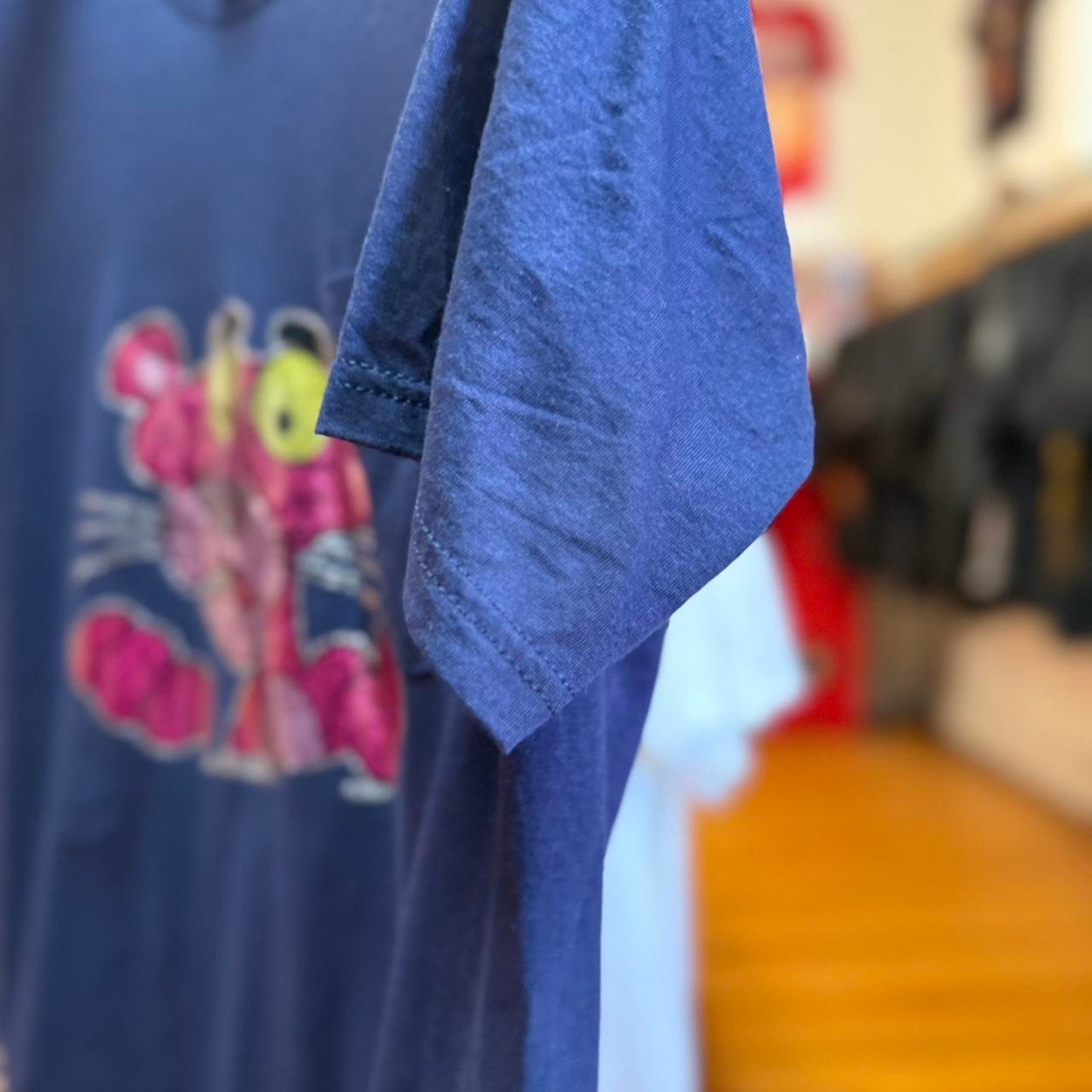 Vintage Pink Panther Pocket T-Shirt
