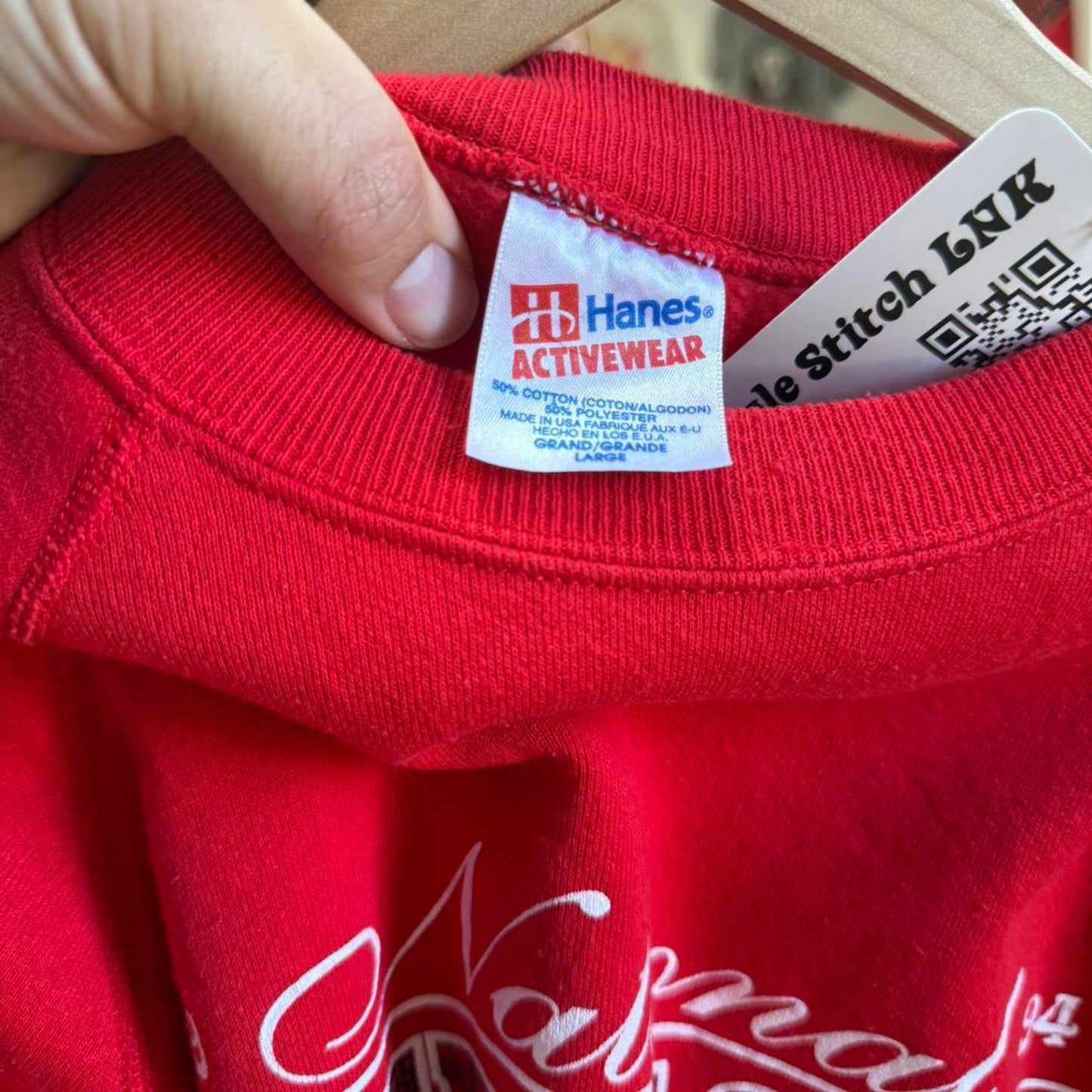 Vintage 90s Nebraska Huskers National Champs Crewneck