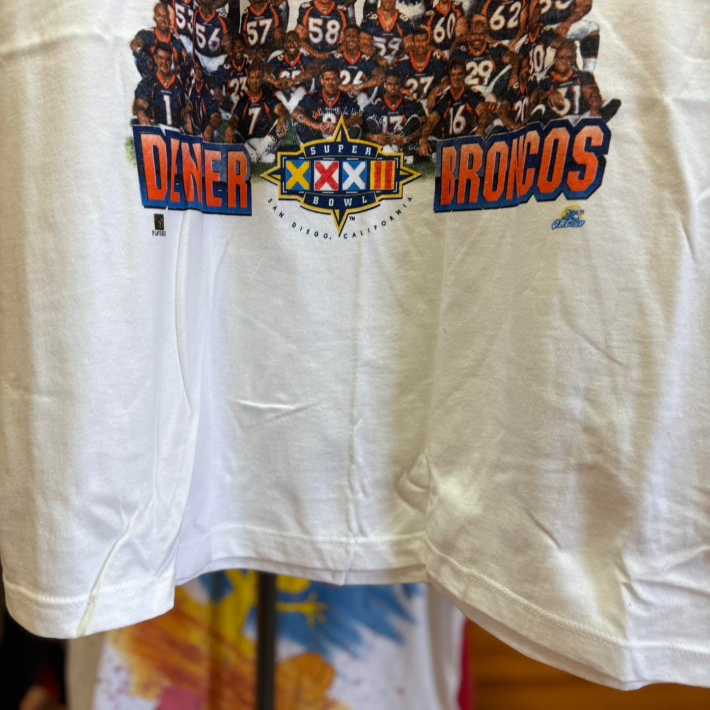 Vintage 90s Denver Broncos Super Bowl Champs NFL Football T-Shirt