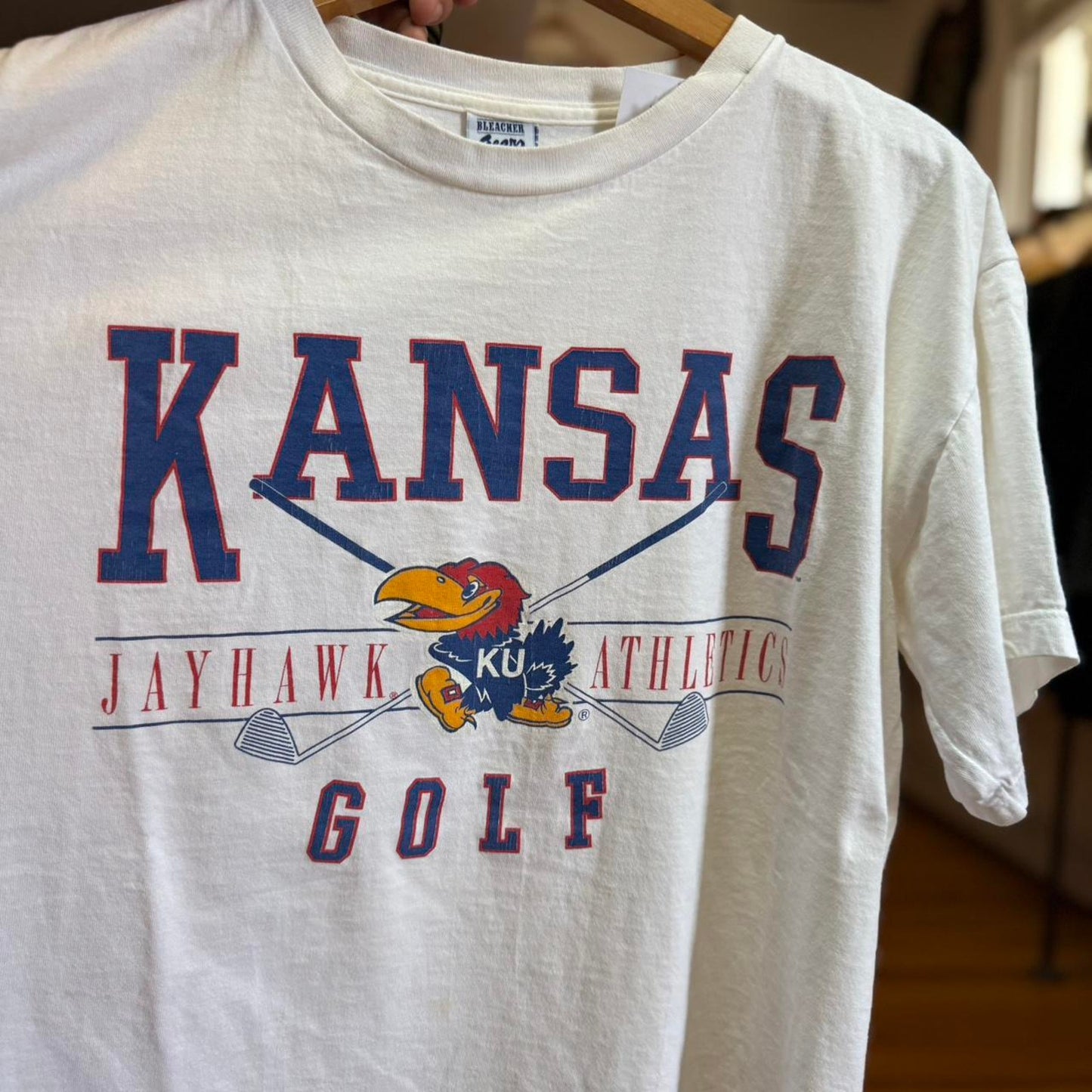 Vintage 90s Kansas Jayhawks KU Golf T-Shirt