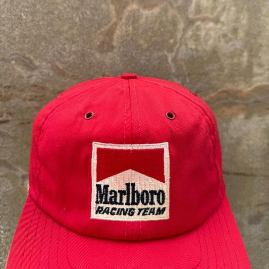 Vintage 90s Marlboro Racing Team Smoking Cap
