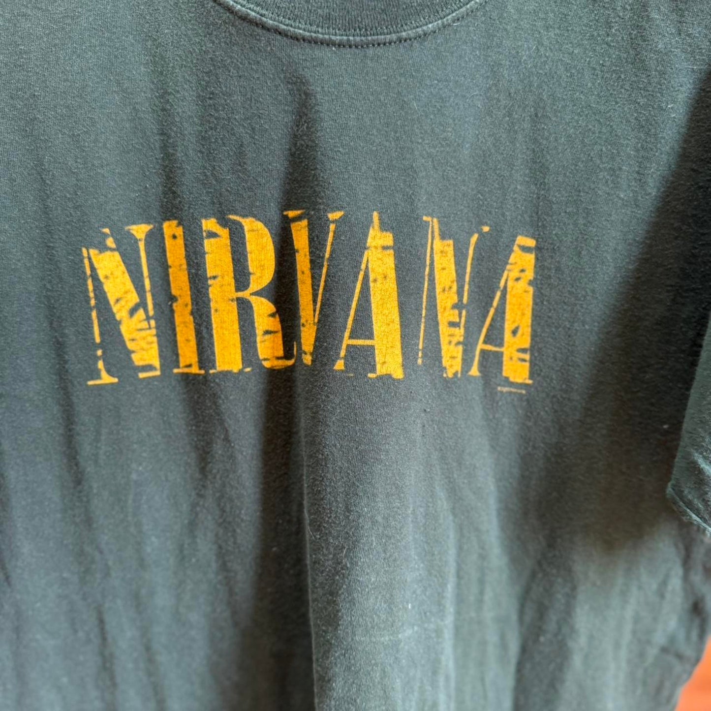 Vintage Y2K Nirvana Kurt Cobain Band Music Concert T-Shirt