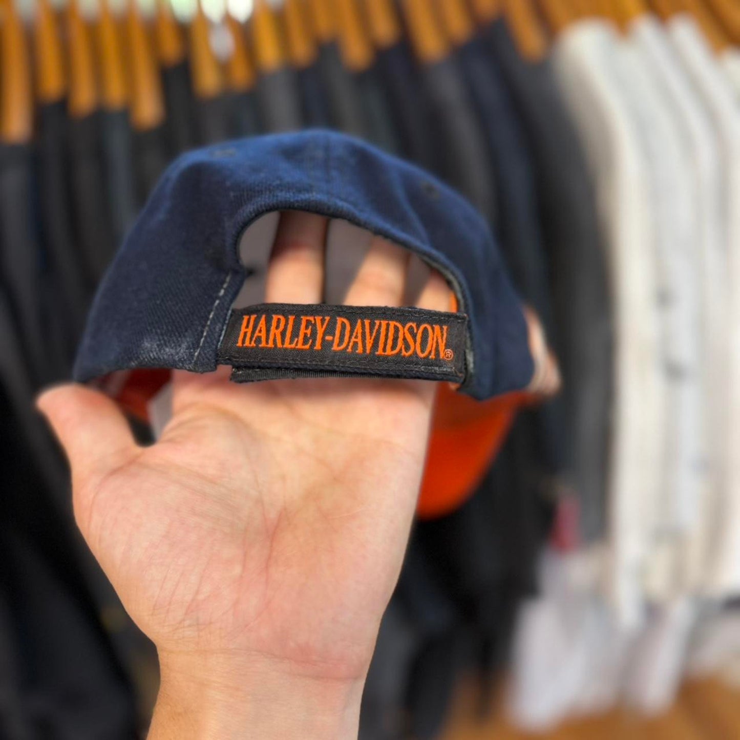 Vintage 90s Harley Davidson Motorcycles Biker Cap