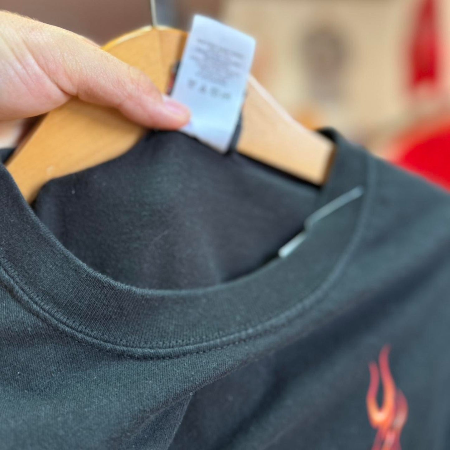 Vintage Y2K Harley Davidson Flame Eagle T-Shirt