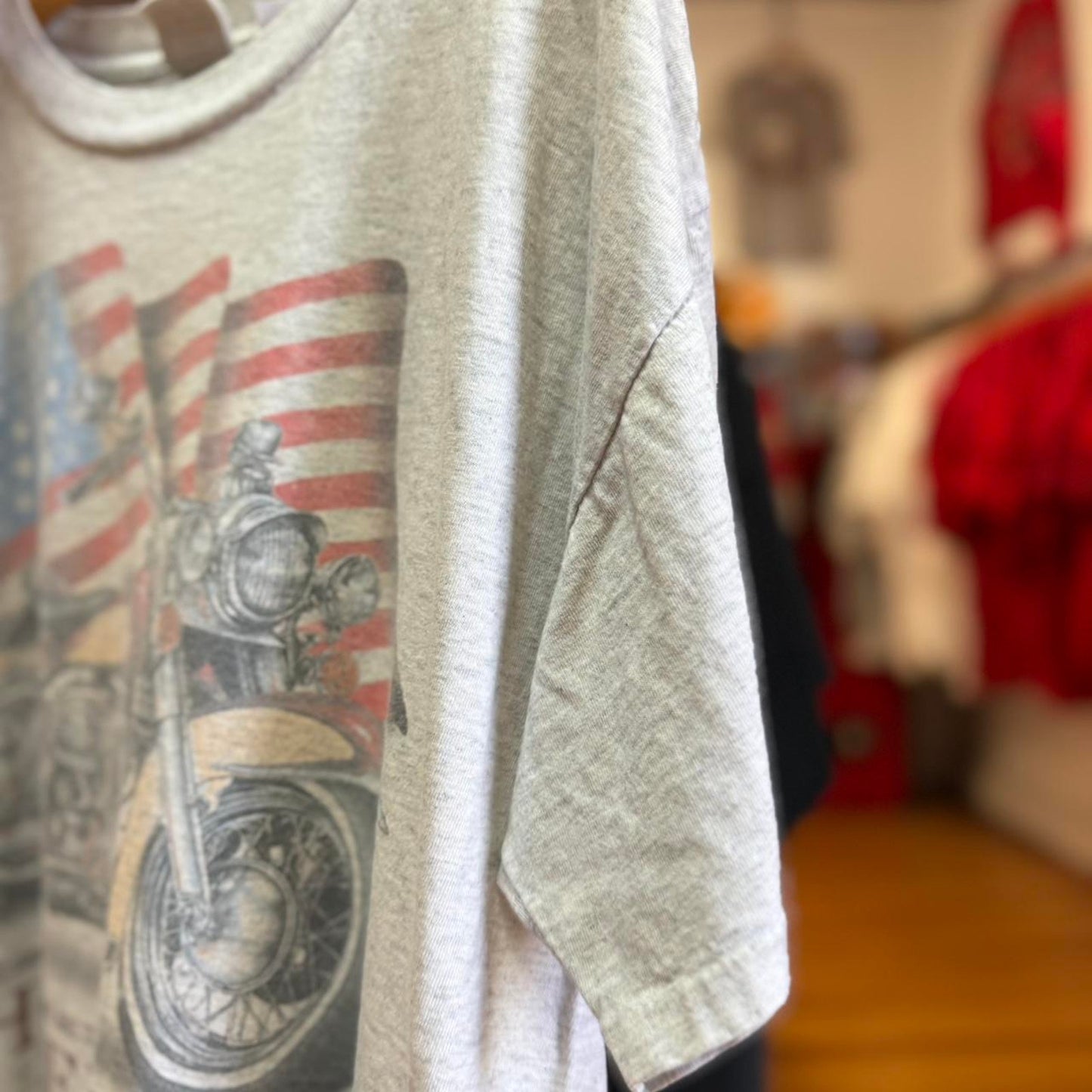Vintage 90s Harley Davidson Motorcycles Shovelhead USA Biker T-Shirt