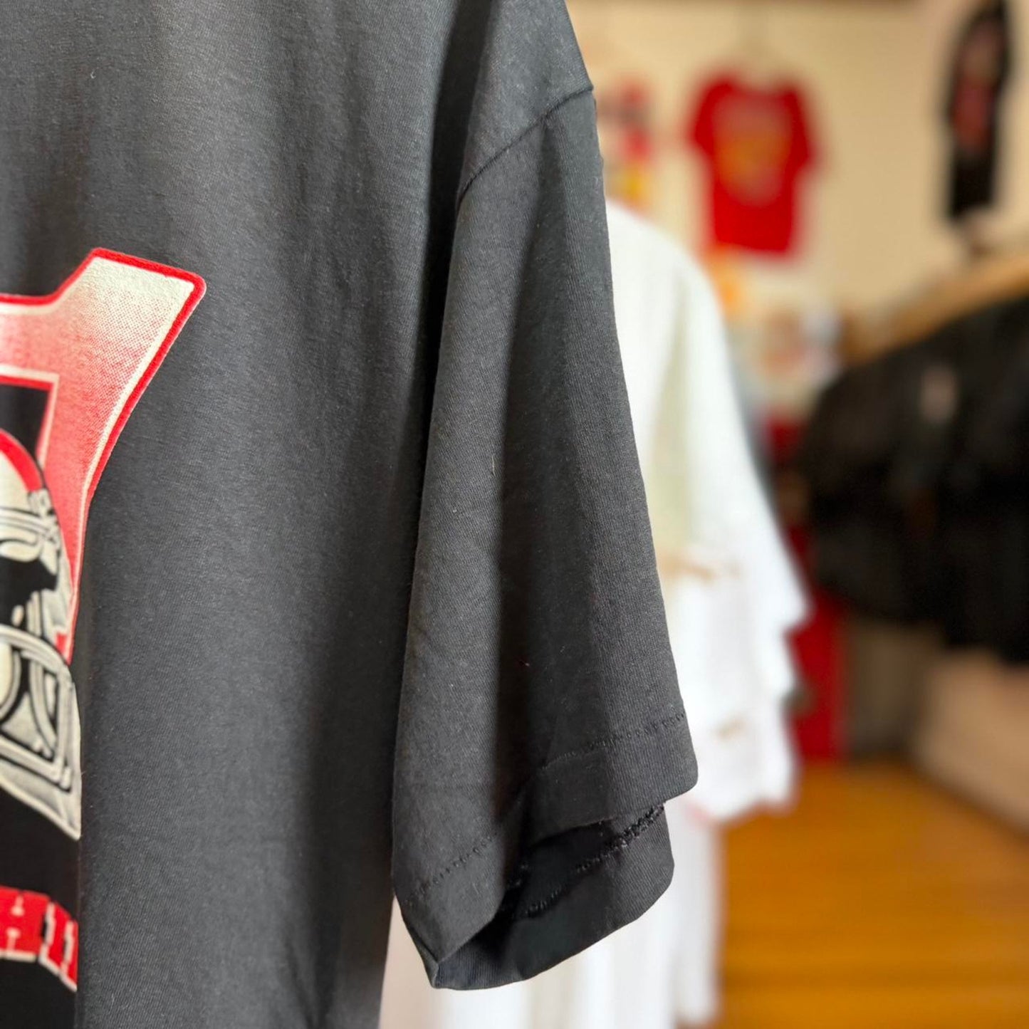 Vintage 90s Nebraska Huskers 1995 Championship Helmet T-Shirt