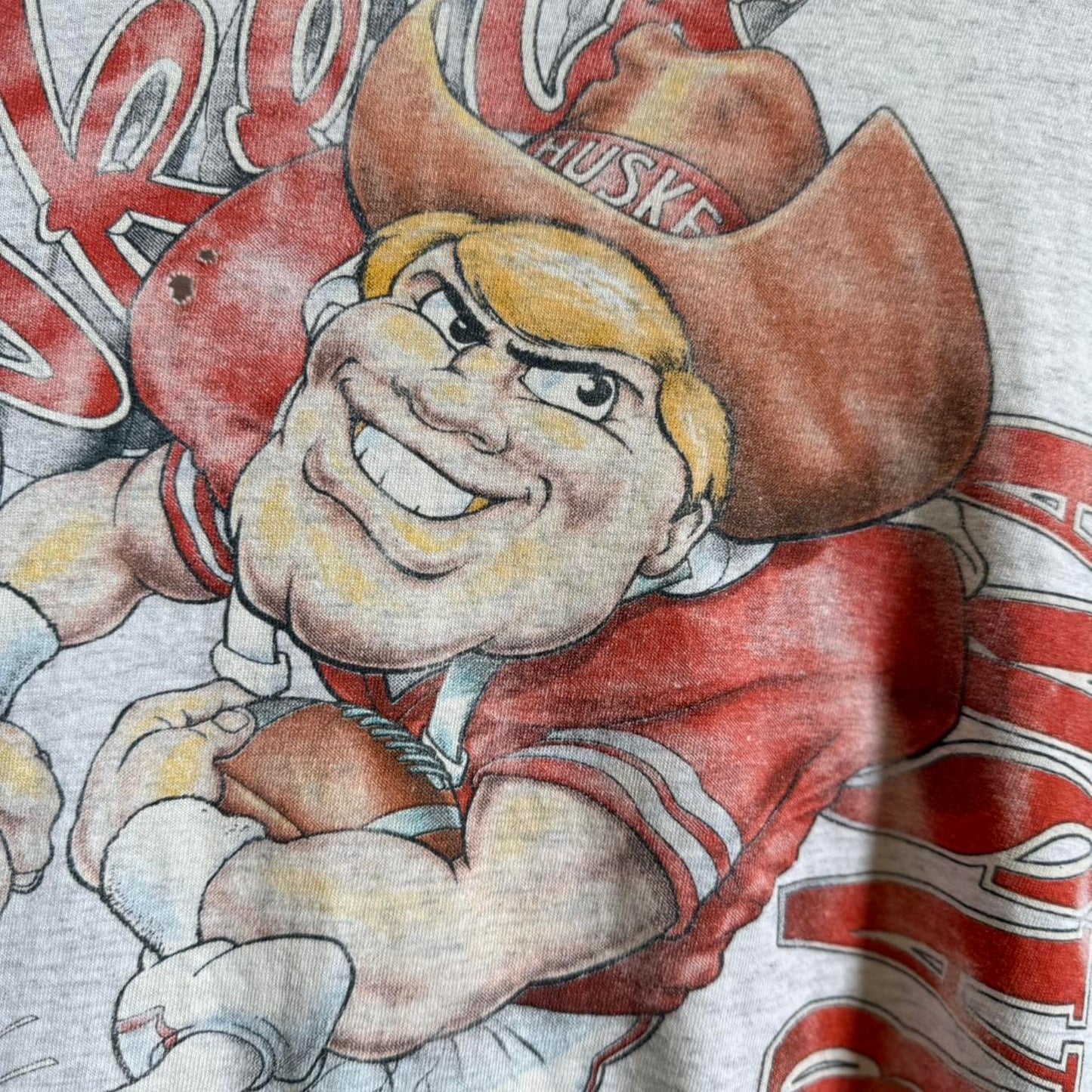 Vintage 90s Nebraska Huskers Xplosion Herbie T-Shirt
