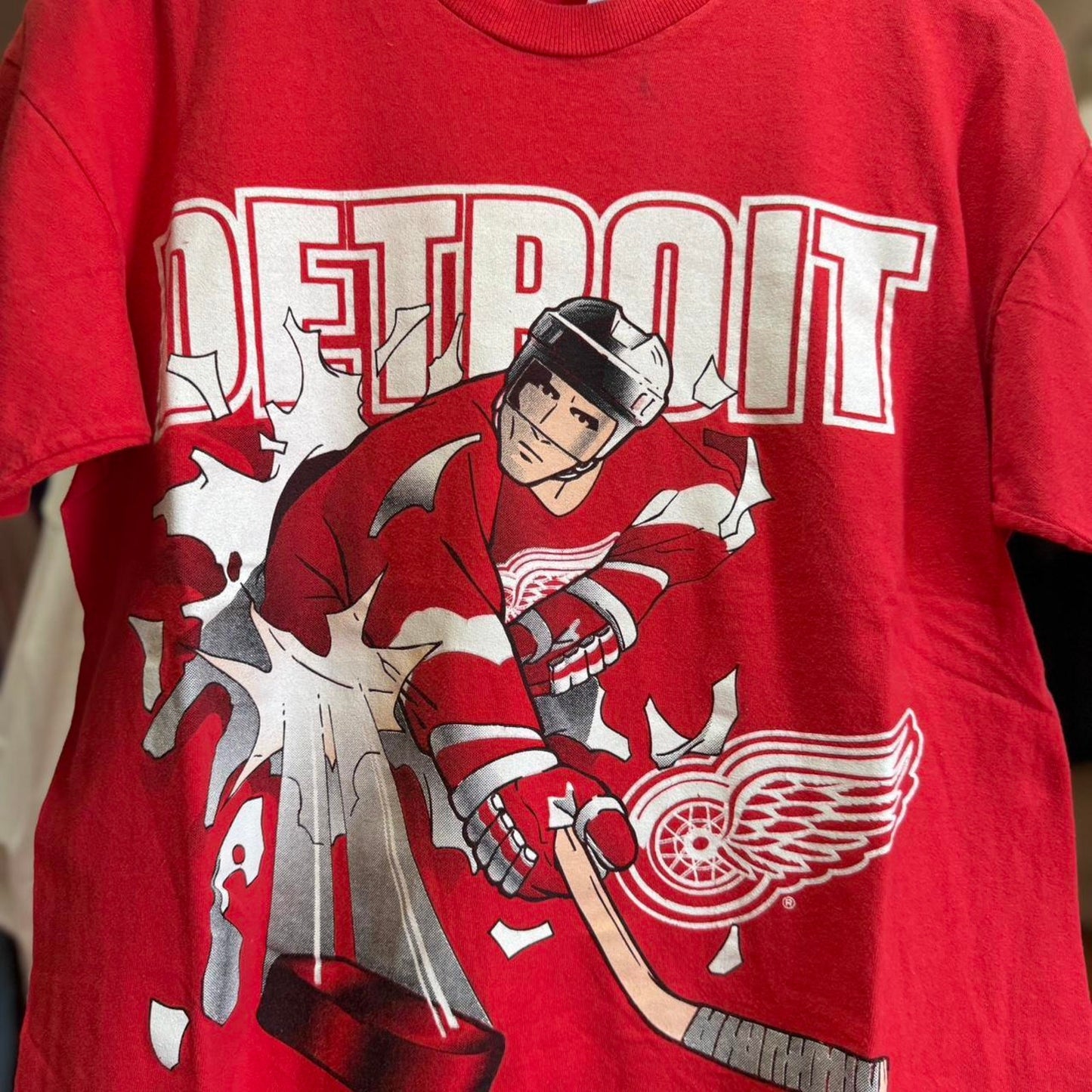 Vintage 90s Detroit Redwings NHL Hockey T-Shirt