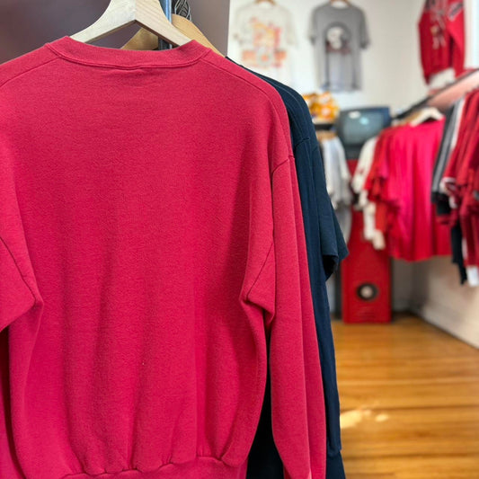 Vintage 90s Nebraska Huskers Football Player Crewneck
