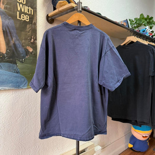 Vintage 90s Paint Splatter Georgetown Hoyas T-Shirt - XX-Large