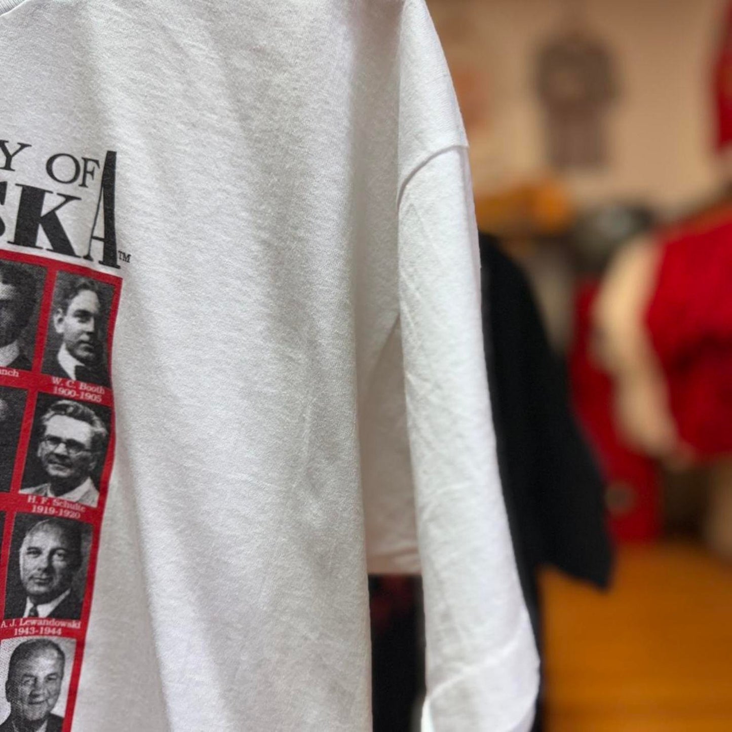 Vintage 90s Nebraska Huskers Head Football Coach T-Shirt