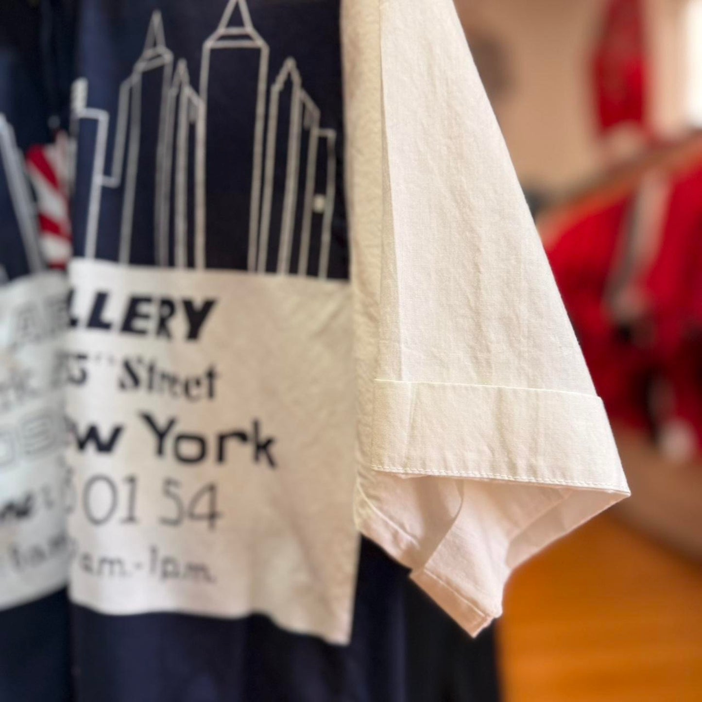 Vintage 80s Designer New York Art Gallery Shirt - Large