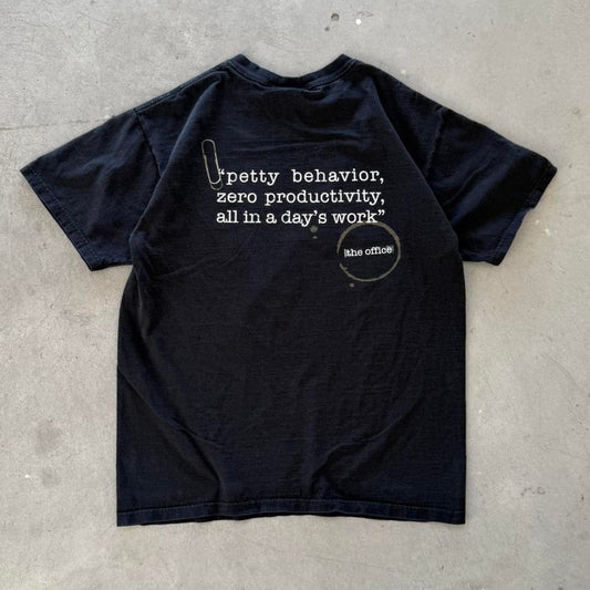 Vintage Y2K The Office TV Show Promo T-Shirt - Large