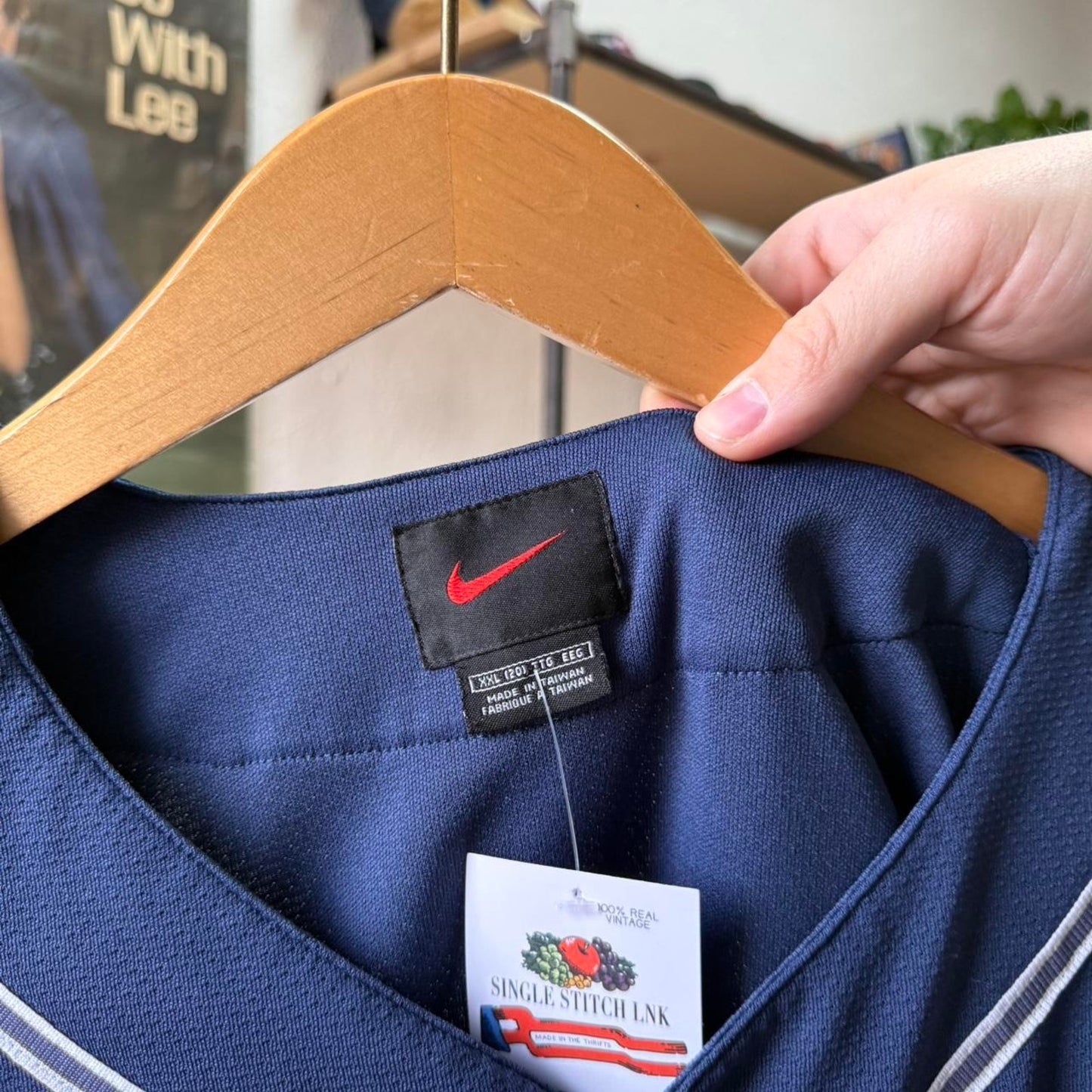 Vintage 90s Nike Baseball Style Jersey - XX-Large