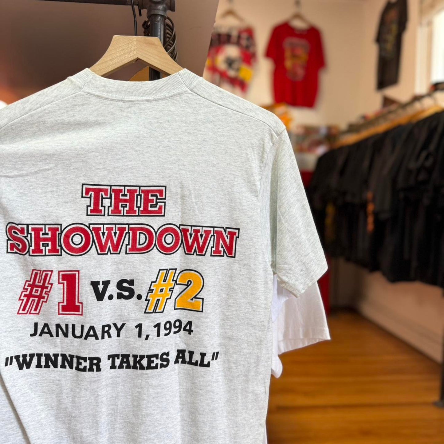 Vintage 90s Nebraska Huskers The Chop Stops Here T-Shirt