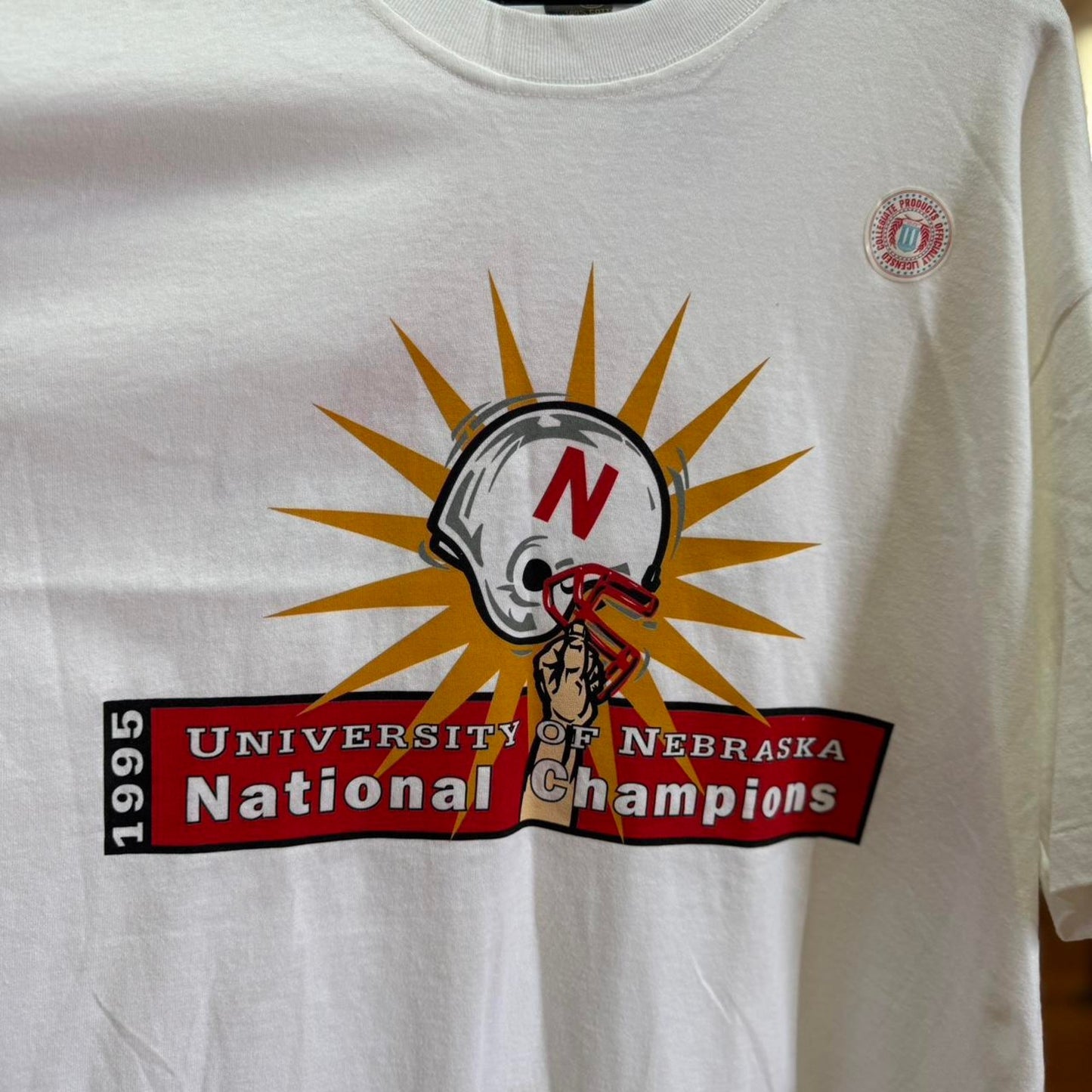 Vintage 90s Nebraska Huskers National Championship Adidas T-Shirt