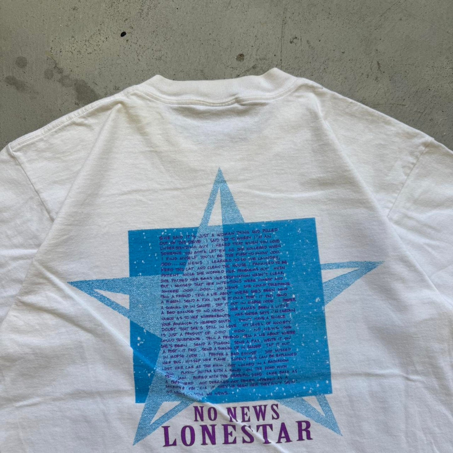 Vintage 90s Lonestar Country Band Signed Concert T-Shirt - Large