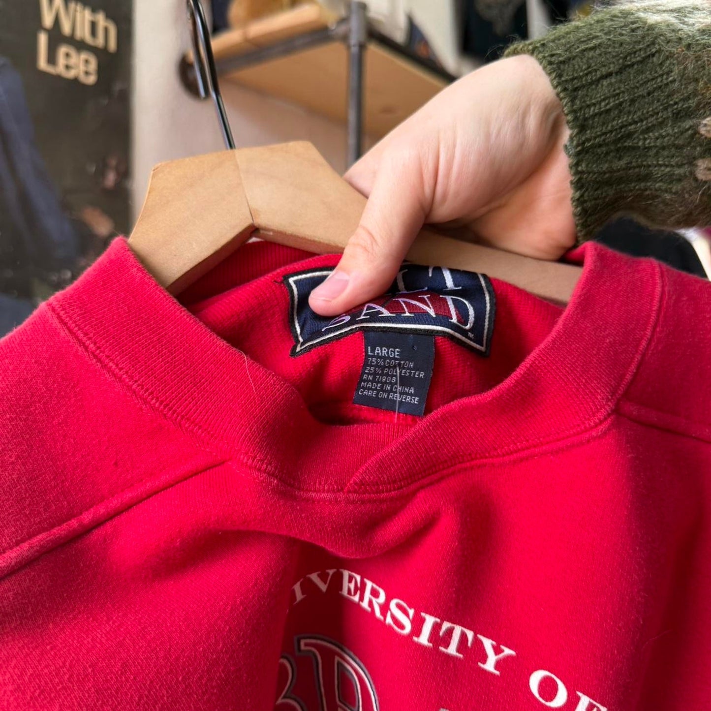 Vintage 90s Nebraska Huskers Crewneck - Large