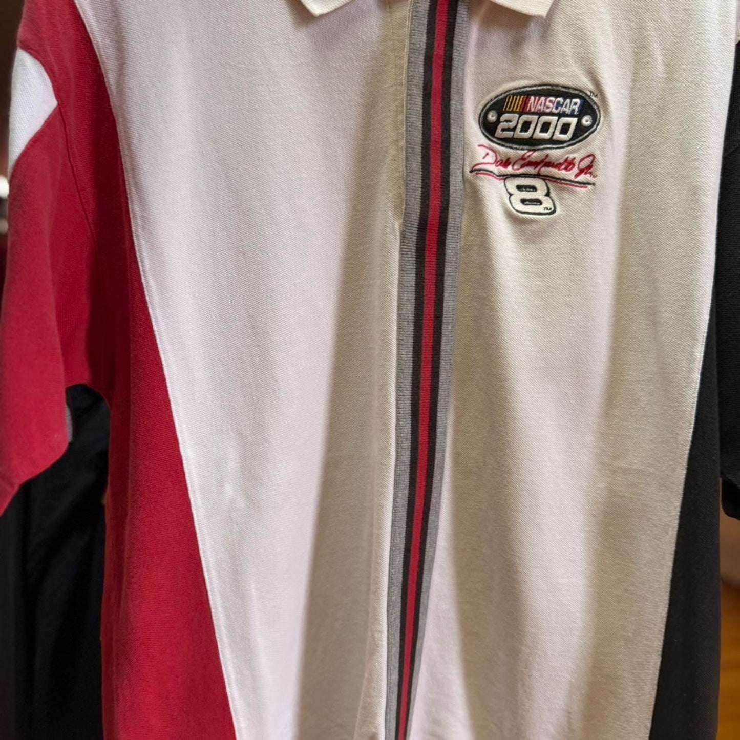 Vintage 90s Dale Earnhardt Jr NASCAR Polo Shirt - Medium