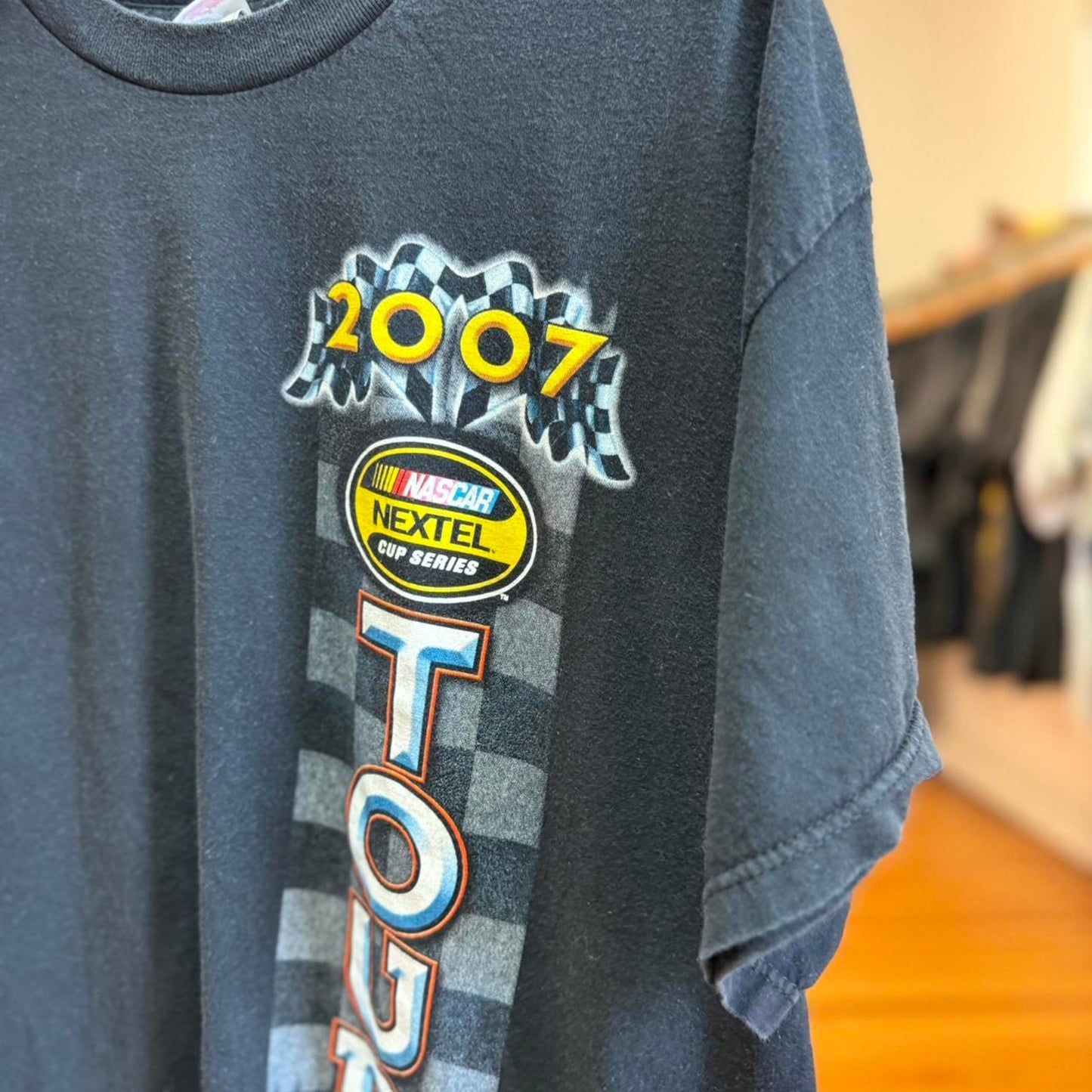 Vintage Y2K NASCAR Nextel Cup Series 2007 Racing Race Car T-Shirt