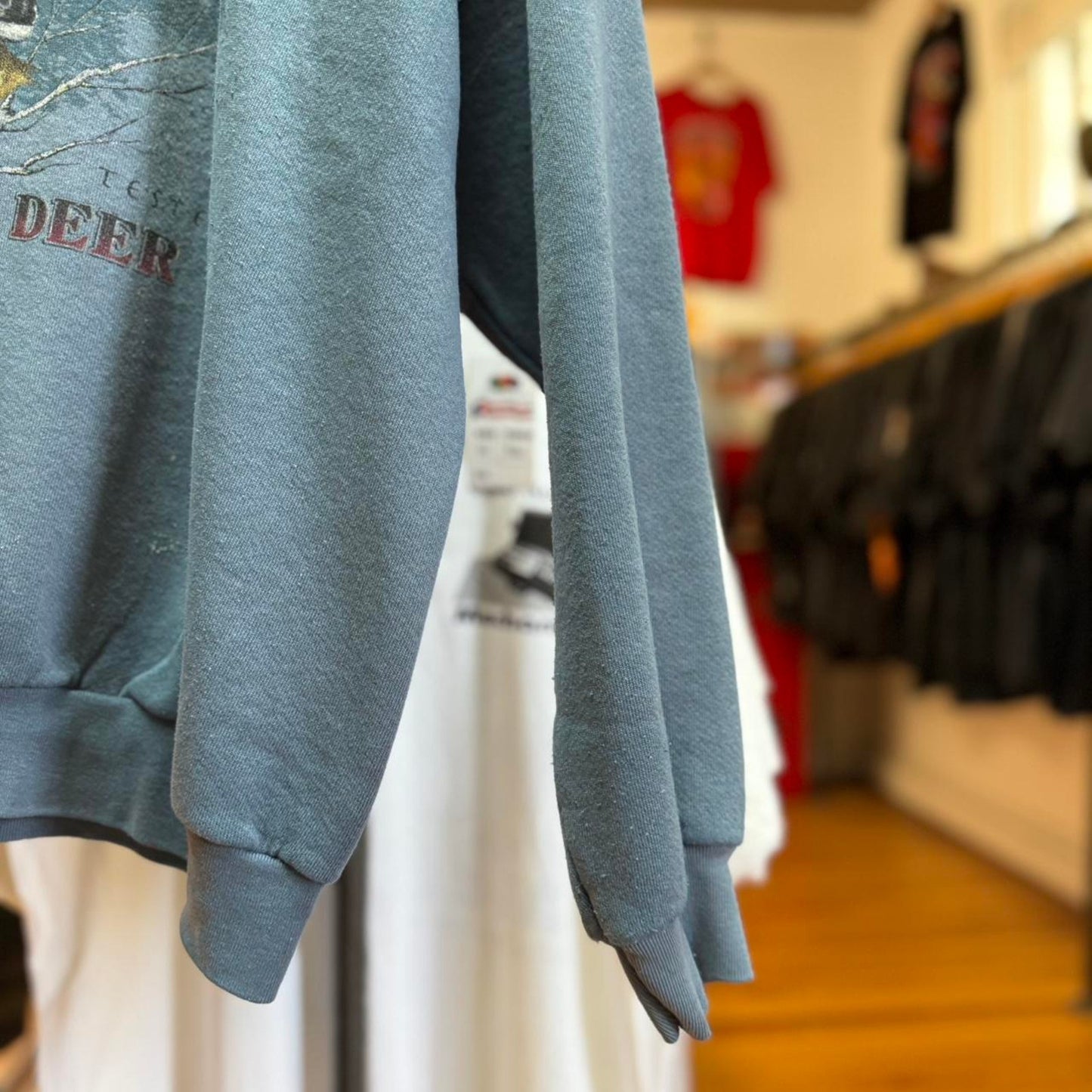 Vintage 90s American Wildlife Animal Nature Deer Crewneck