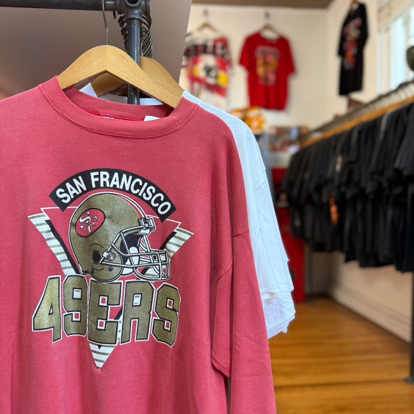 Vintage 90s Faded San Francisco 49ers NFL Football Crewneck