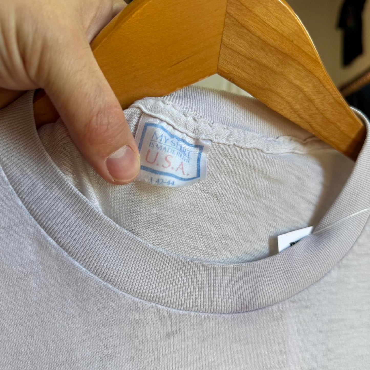 Vintage 89s Hey Spuds Beer Drinking T-Shirt - Large