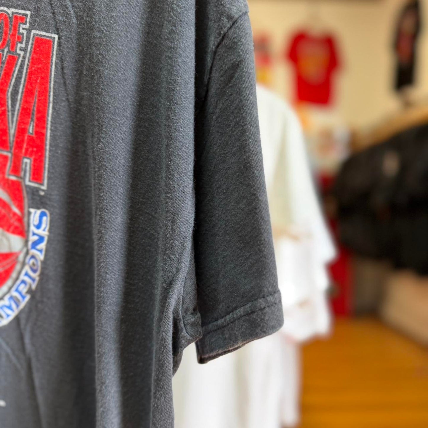 Vintage 90s Nebraska Huskers US Flag Football Back to Back T-Shirt